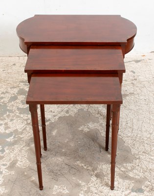 Lot 98 - Set of Mahogany Nesting Tables