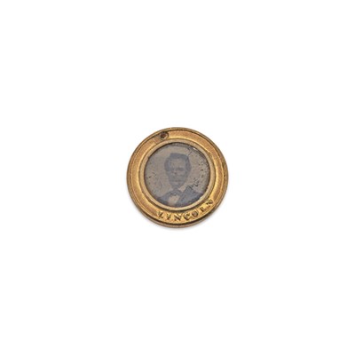 Lot 1002 - Political Collectibles: Abraham Lincoln Back-to-Back Ferrotype