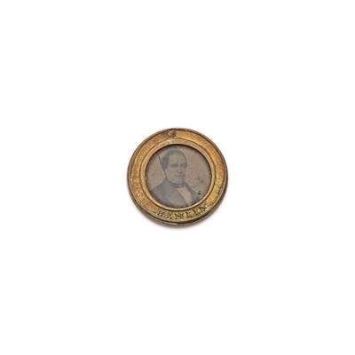 Lot 1002 - Political Collectibles: Abraham Lincoln Back-to-Back Ferrotype