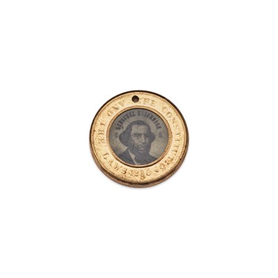 Lot 1005 - Political Collectibles: Stephen A. Douglas Back-to-Back Ferrotype