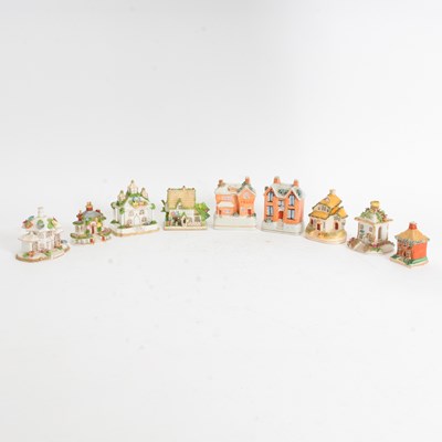 Lot 126 - Group of Seven Ceramic Houses