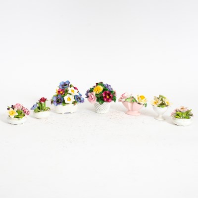 Lot 128 - Group of Porcelain Flowers