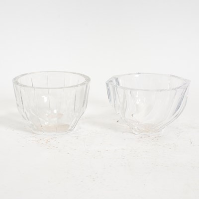 Lot 136 - Two Orrefors Round Glass Bowls