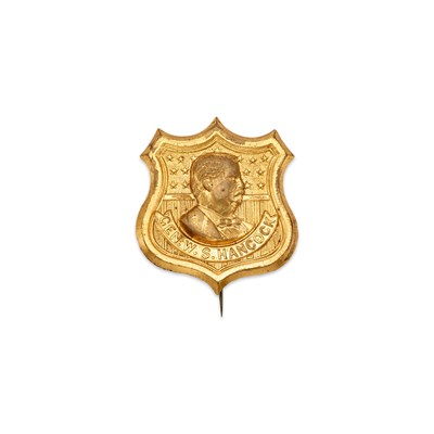 Lot 1011 - Political Collectibles: Gen. Winfield S. Hancock Brass Shell Stickpin