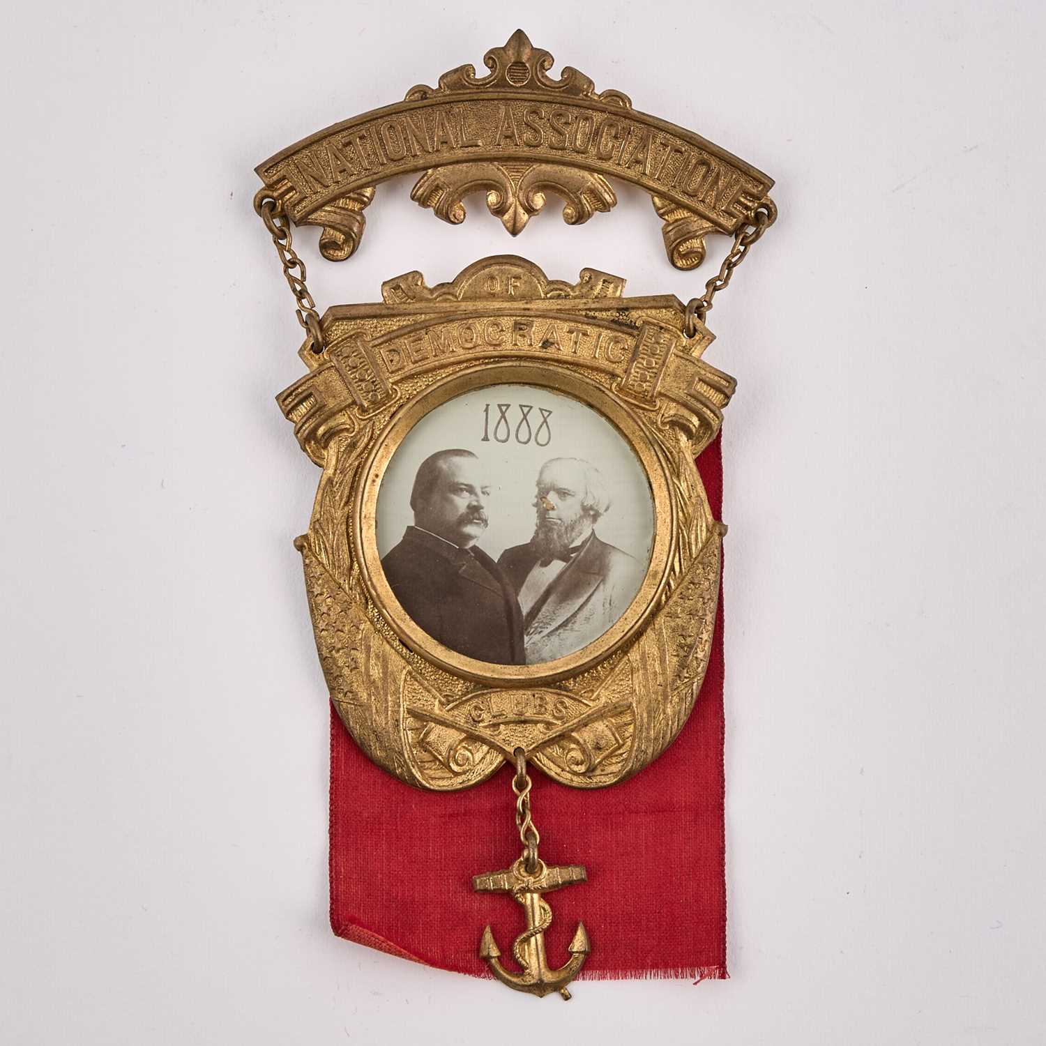 Lot 1031 - Political Collectibles: Cleveland & Thurman Large SIze Ferrotype