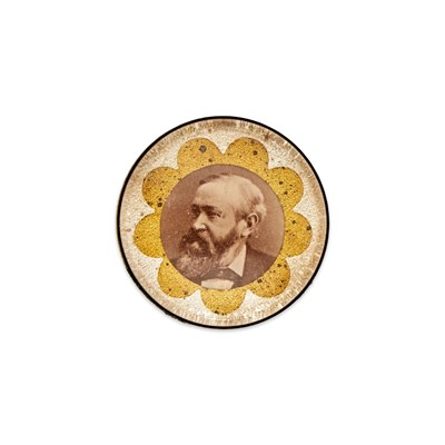 Lot 1029 - Political Collectibles: Eye-catching Benjamin Harrison Rosette