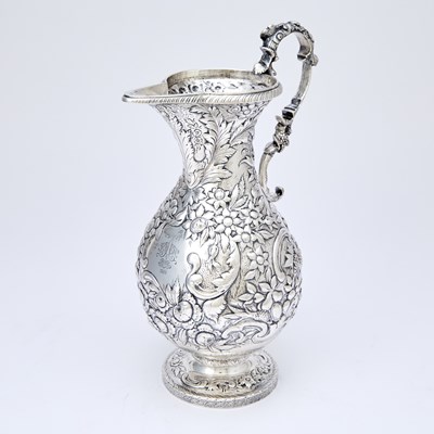 Lot 213 - Early Samuel Kirk Silver Water Pitcher