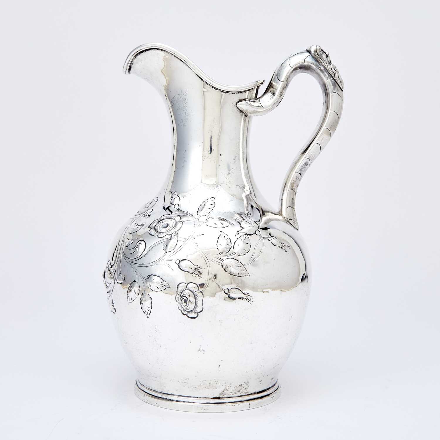 Lot 214 - American Silver Water Pitcher