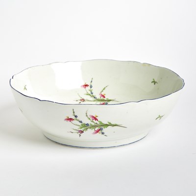 Lot 604 - Niderviller Porcelain Shaped-Circular Bowl