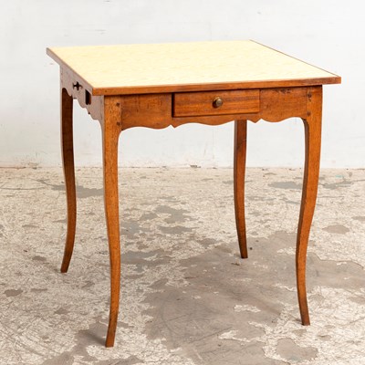 Lot 251 - Baker Games Table with Cloth Top