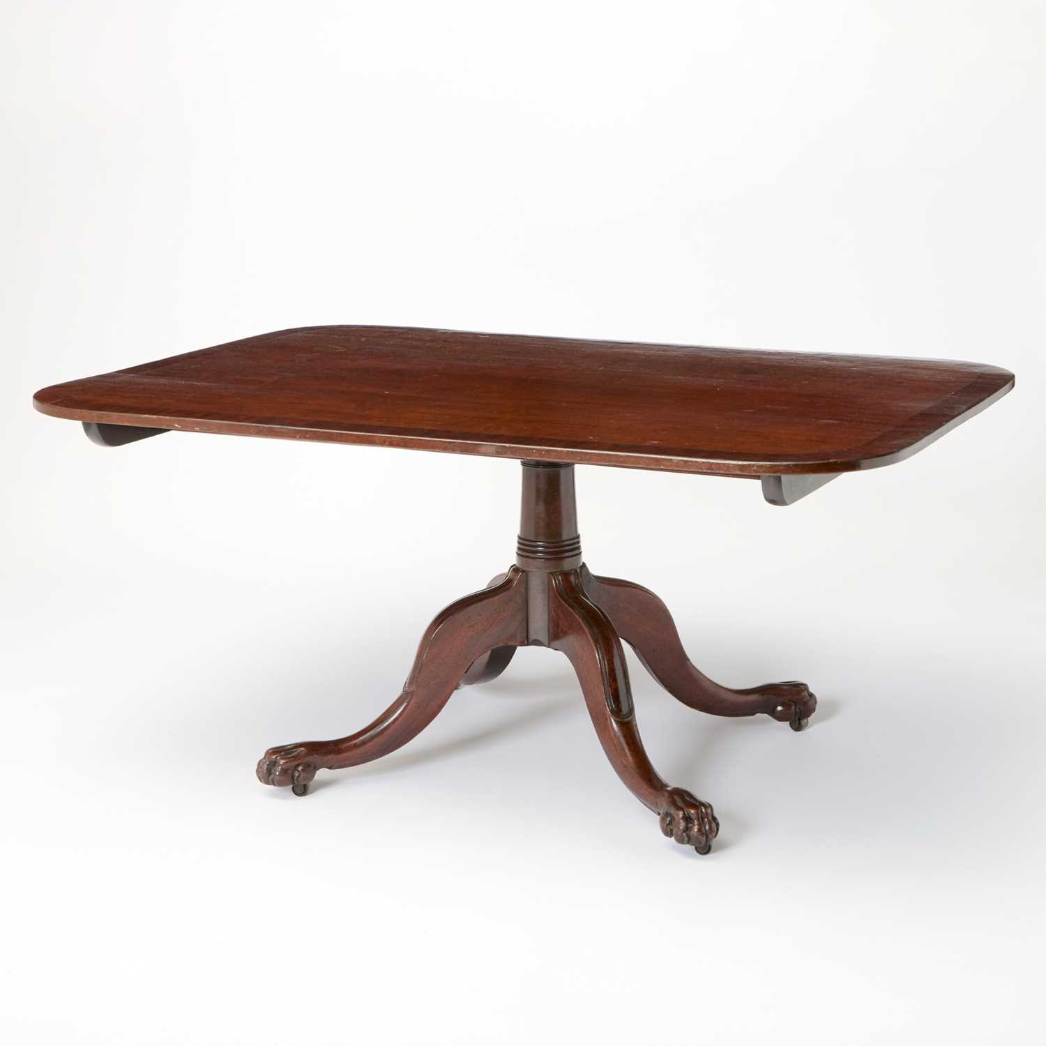 Lot 508 - George III Banded Mahogany Breakfast Table