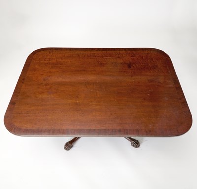 Lot 508 - George III Banded Mahogany Breakfast Table