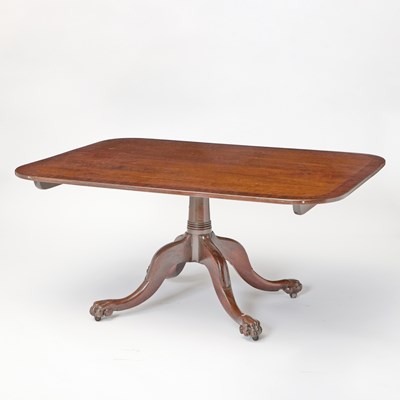 Lot 508 - George III Banded Mahogany Breakfast Table