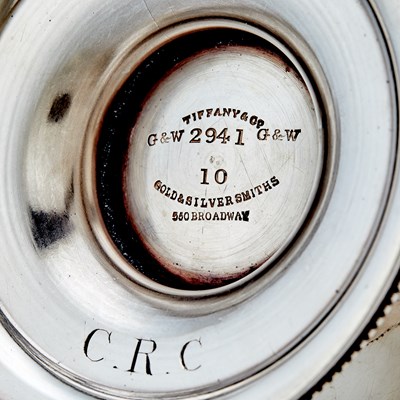 Lot 218 - Tiffany & Co. Sterling Silver Covered Butter Dish