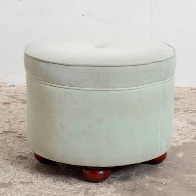 Lot 265 - Mint Round Ottoman