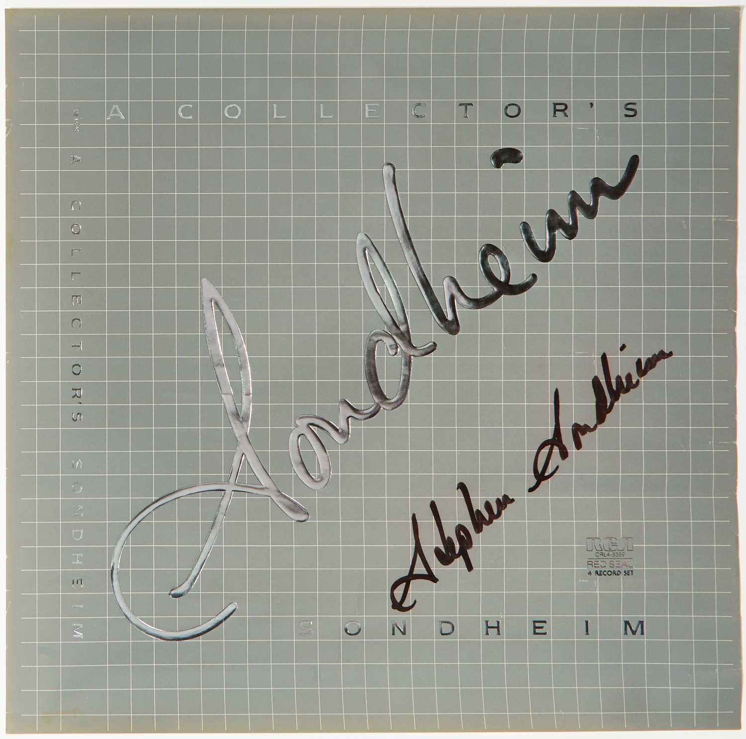 Lot 129 - A rare signed proof cover for A Collector's Sondheim