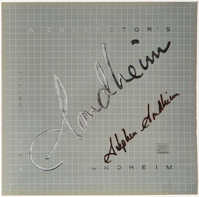 Lot 129 - A rare signed proof cover for A Collector's Sondheim