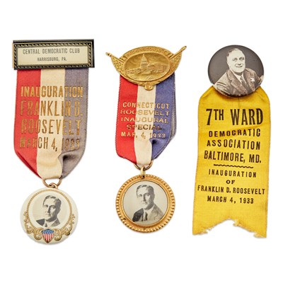 Lot 1041 - Political Collectibles: Franklin D. Roosevelt Collectibles Group