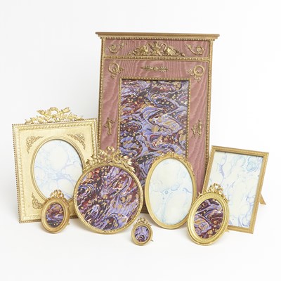 Lot 65 - Group of Louis XVI Style Gilt Metal Picture Frames