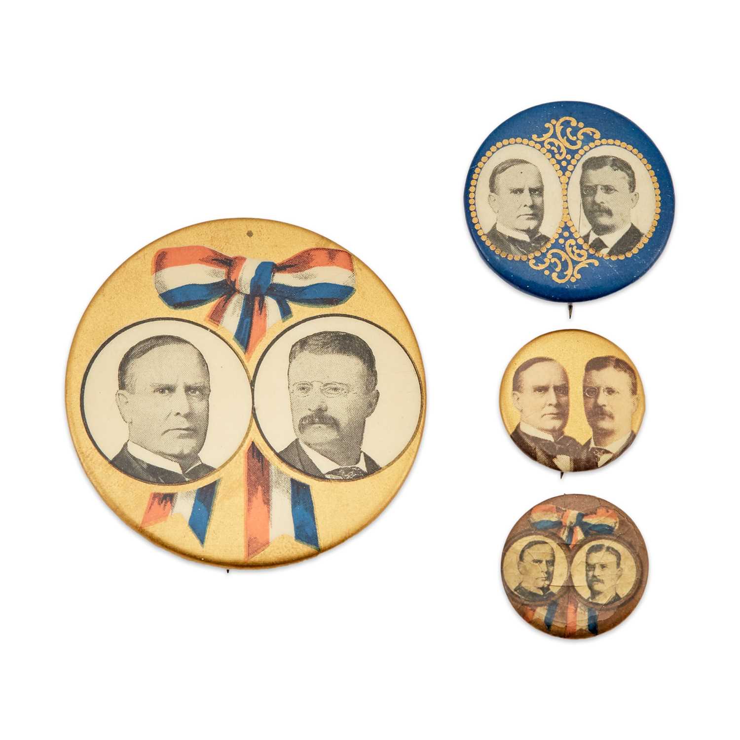 Lot 1021 - Political Collectibles: Roosevelt and McKinley Group