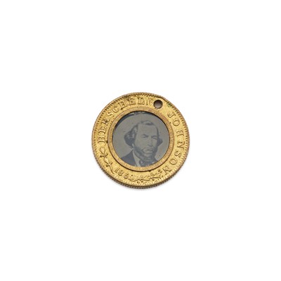 Lot 1010 - Political Collectibles: 1860 Stephen A. Douglas Ferrotype