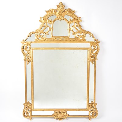 Lot 616 - Régence Style Giltwood Mirror