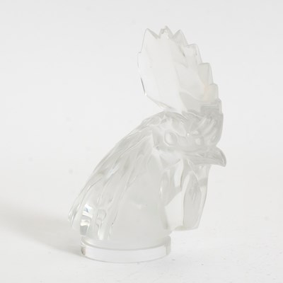 Lot 321 - Lalique Rooster Head