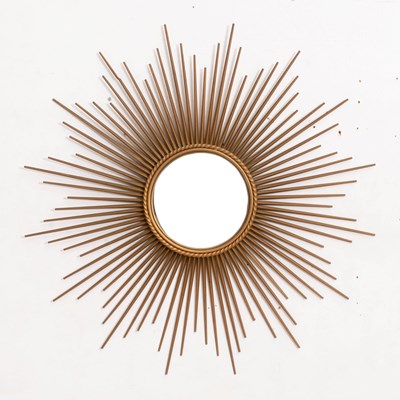 Lot 72 - Brass Sunburst Mirror