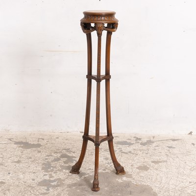 Lot 73 - George III Style Fruitwood Torchere