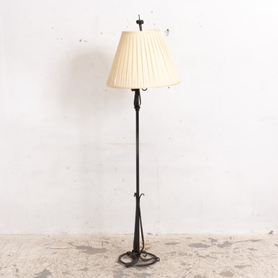 Lot 85 - Wrought Iron Floor Lamp