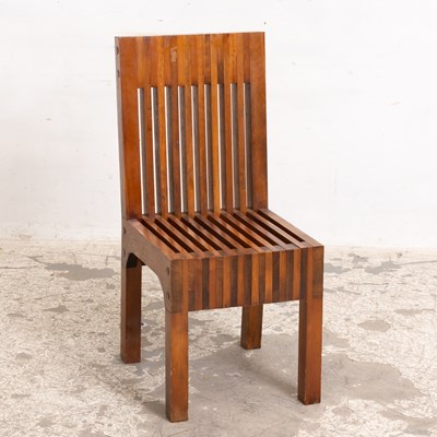 Lot 96 - Studio Mixed Woods Side Chair