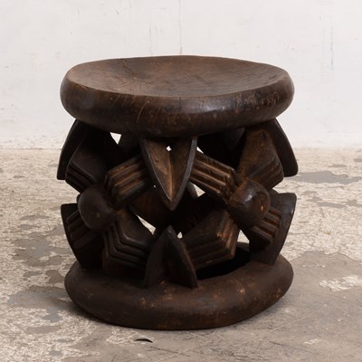 Lot 95 - African Carved Wood Stool