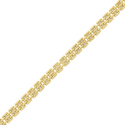 Lot 1156 - Cartier Gold Link Bracelet