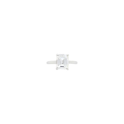 Lot 2075 - Silver and Diamond Ring