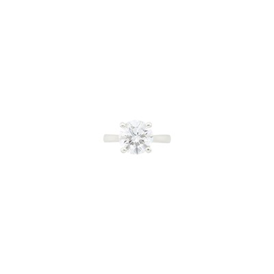 Lot 82 - Silver and Diamond Ring