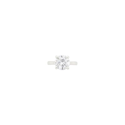 Lot 53 - Silver and Diamond Ring