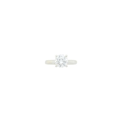 Lot 56 - Silver and Diamond Ring