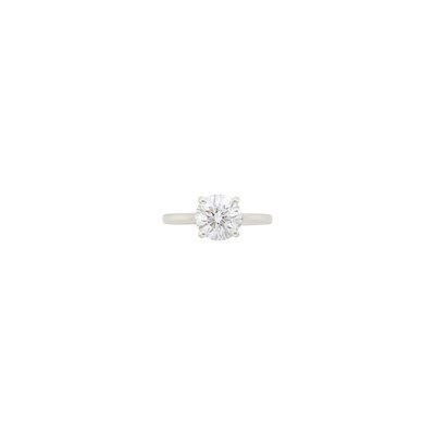 Lot 52 - Silver and Diamond Ring
