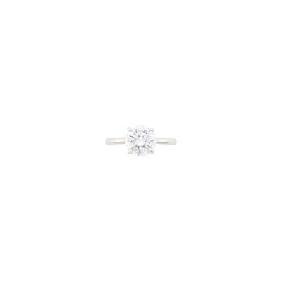 Lot 40 - Silver and Diamond Ring
