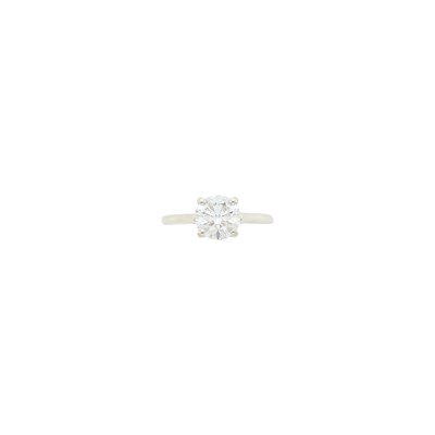 Lot 1037 - Silver and Diamond Ring