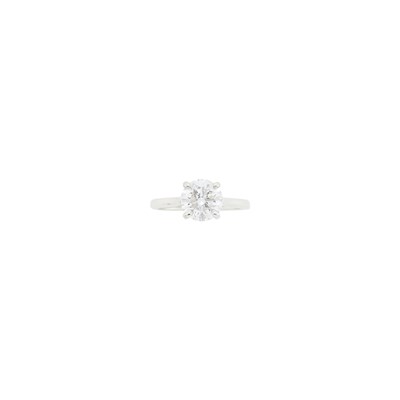 Lot 40 - Silver and Diamond Ring
