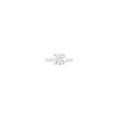 Lot 177 - Silver and Diamond Ring