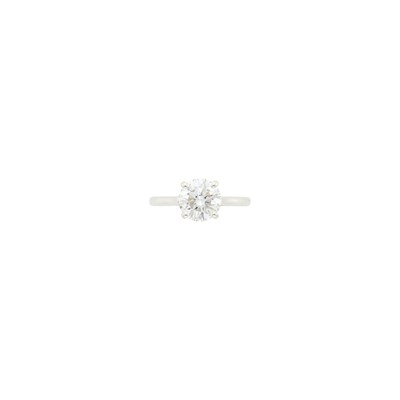 Lot Silver and Diamond Ring