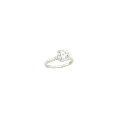 Lot 43 - Silver and Diamond Ring