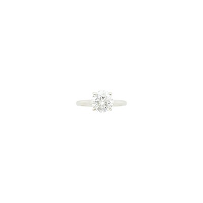 Lot 52 - Silver and Diamond Ring