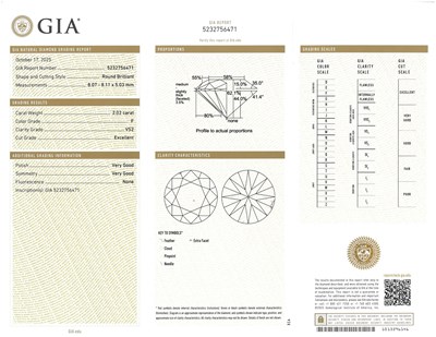 Lot 138 - Pair of White Gold and Diamond Stud Earrings