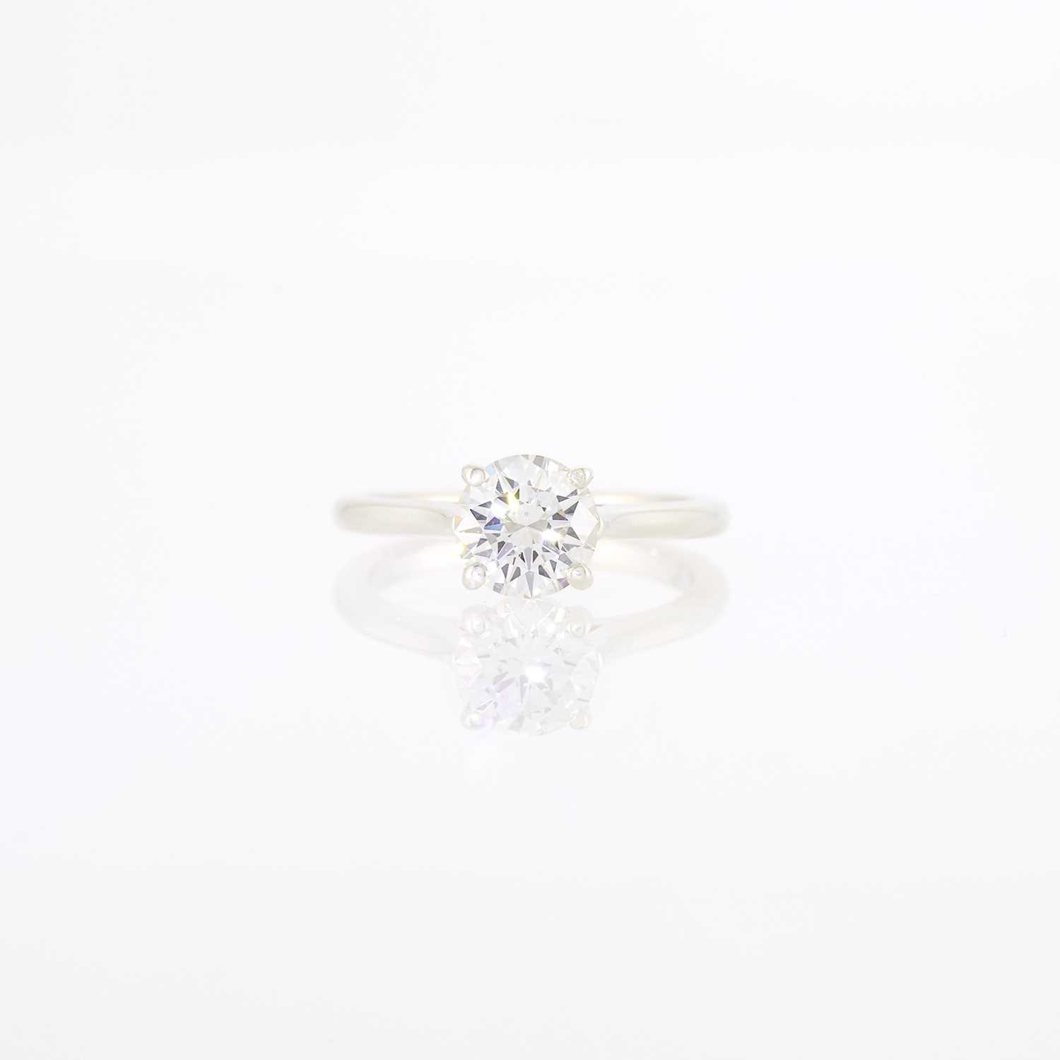Lot 166 - Silver and Diamond Ring