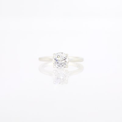 Lot 166 - Silver and Diamond Ring