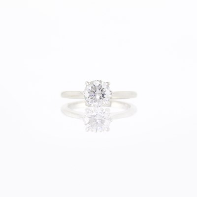 Lot 1092 - Silver and Diamond Ring