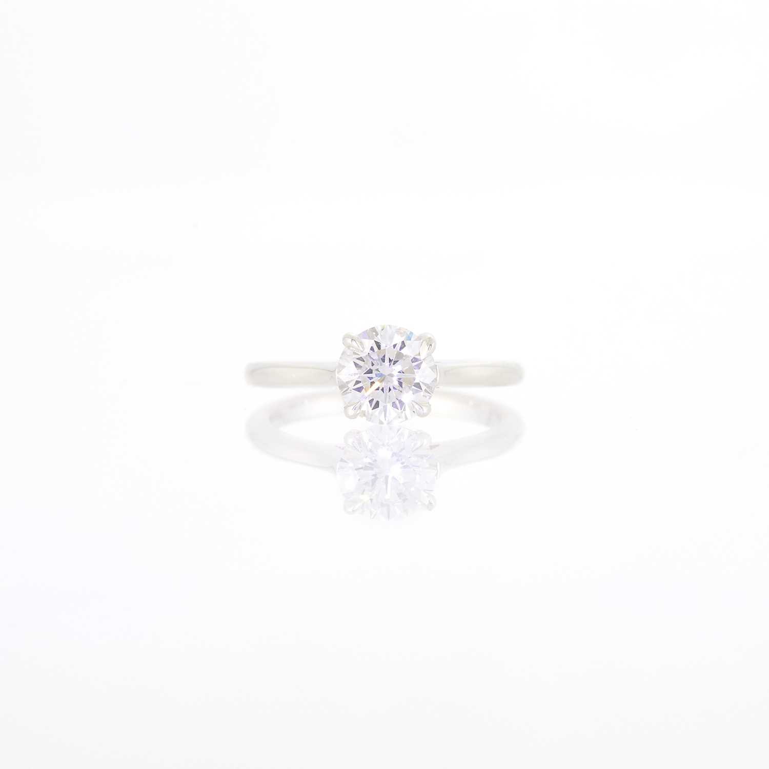 Lot 161 - Silver and Diamond Ring